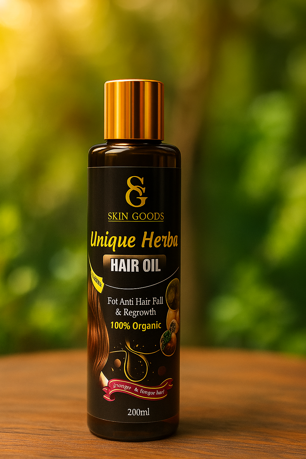 Skin Goods Hair Oil – For Strong, Long & Thick Hair | Anti Dandruff & Hair Fall Control